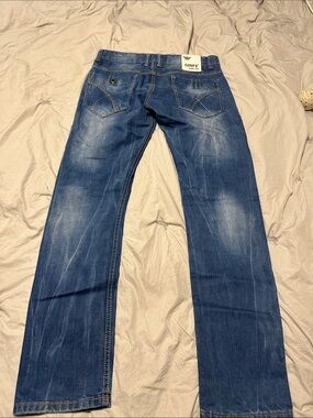Men’s fancy Jeans in Medium Blue Wash